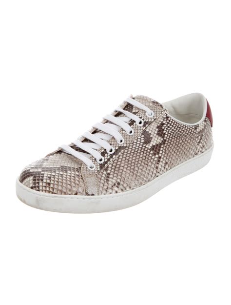 gucci python sneakers